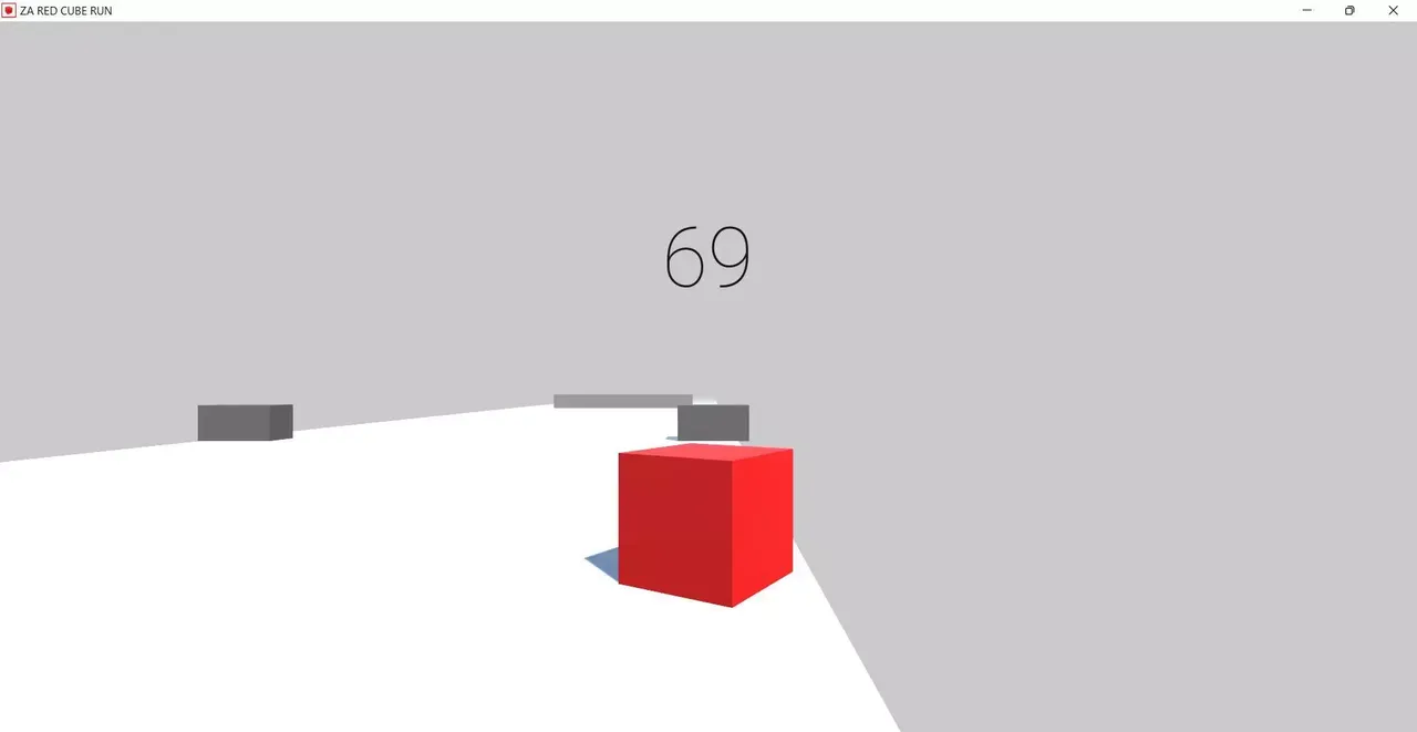 -ZA RED CUBE RUN-游戏截图-好玩游戏库