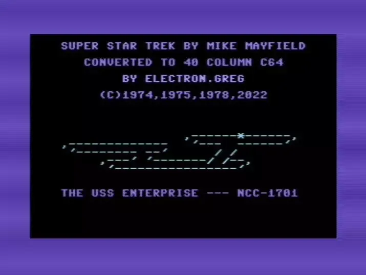 -Super Star Trek (C64)-游戏截图-好玩游戏库