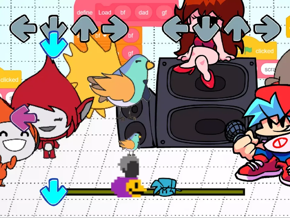 -FNF Vs. The FennecNoName Trio Browser Official Edition-游戏截图-好玩游戏库