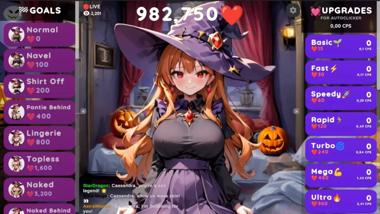Hentai Clicker: Cassandra is streaming