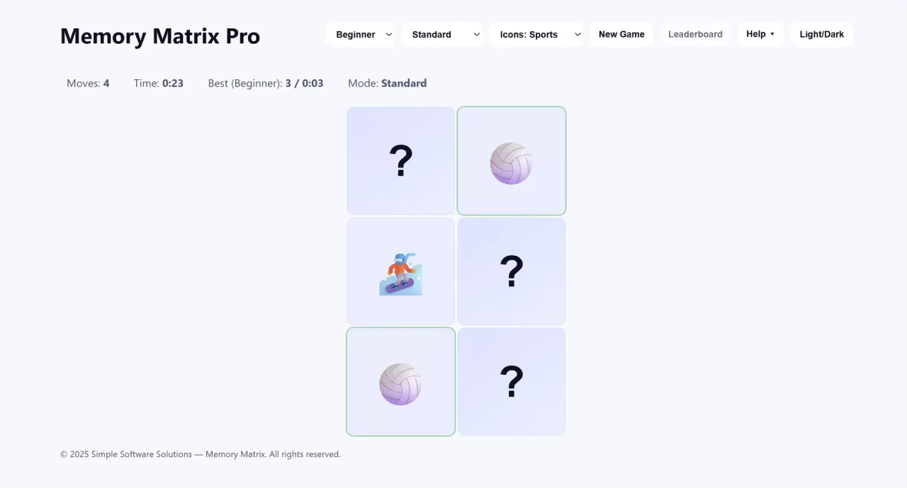 -Memory Matrix Pro-游戏截图-好玩游戏库