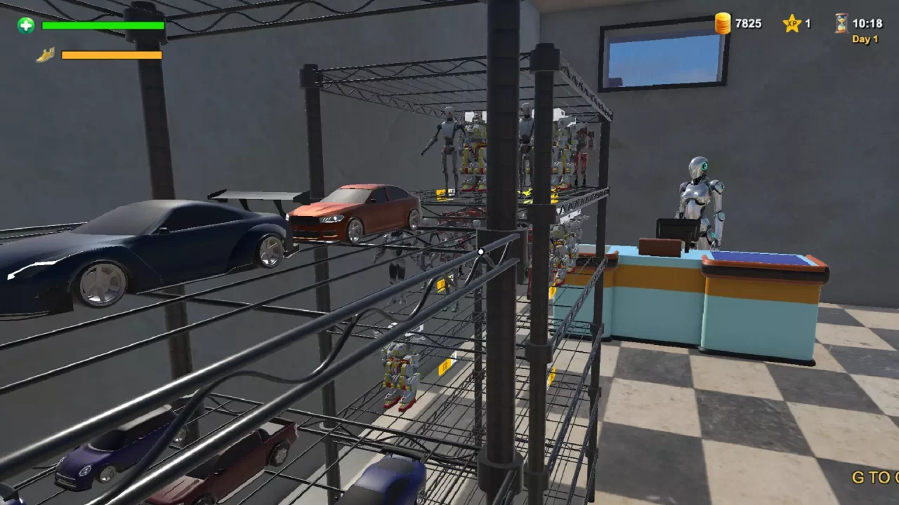 -AI TALK 33 Car Robot Modavuj Market Simulator-游戏截图-好玩游戏库