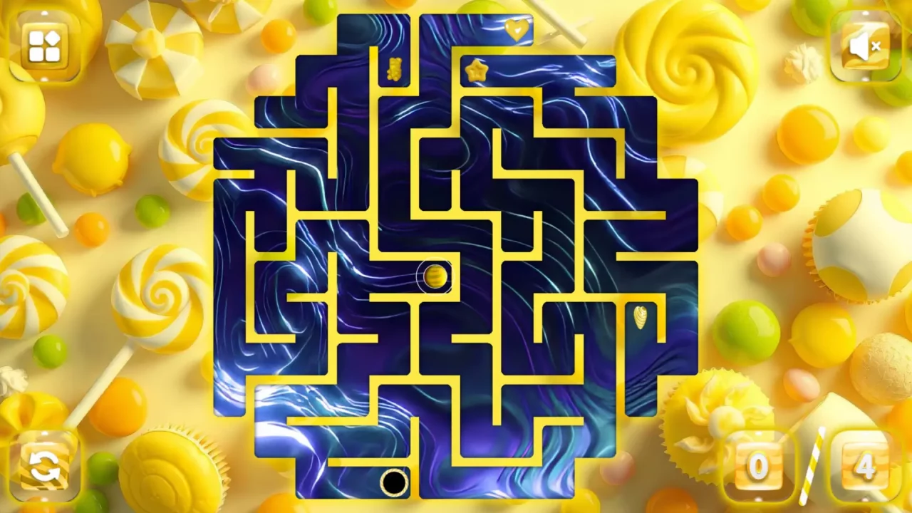-Sweetie Candy Maze: Yellow Lemon-游戏截图-好玩游戏库