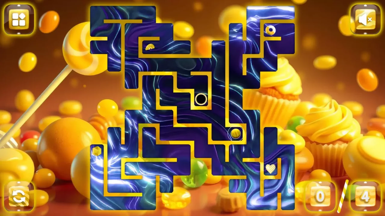 -Sweetie Candy Maze: Yellow Lemon-游戏截图-好玩游戏库