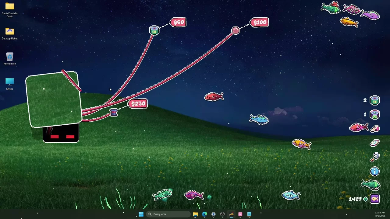 -Desktop Fishes-游戏截图-好玩游戏库