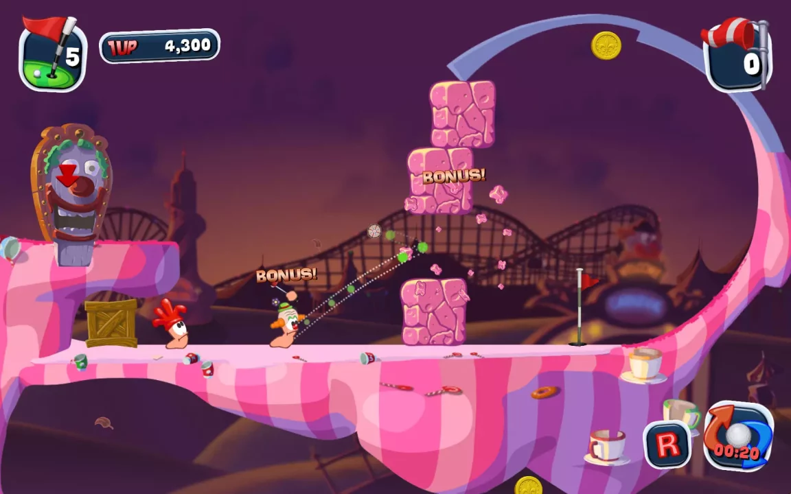 -Worms Crazy Golf-游戏截图-好玩游戏库