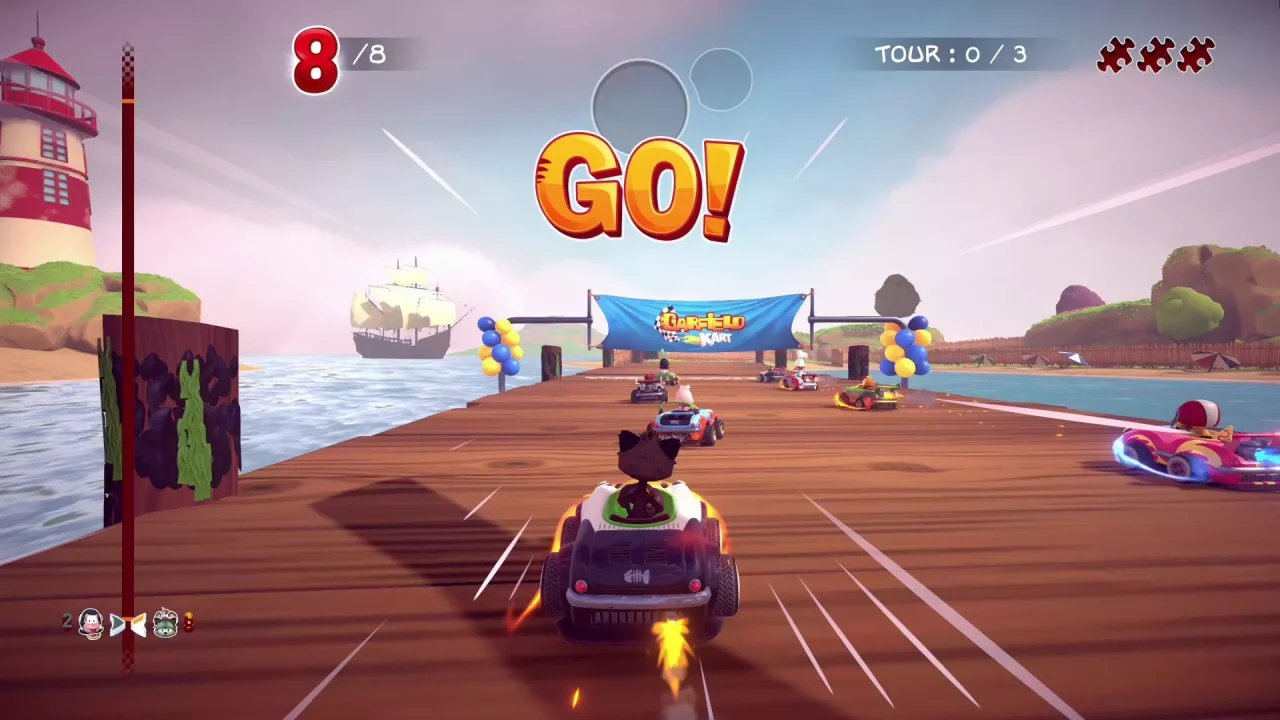 -Garfield Kart - Furious Racing-游戏截图-好玩游戏库
