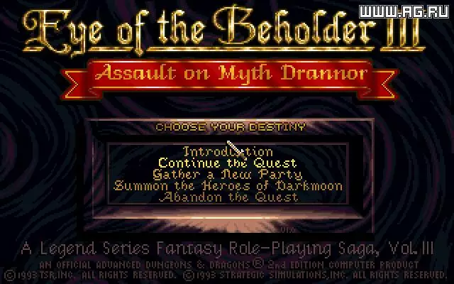 -Eye of the Beholder 3: Assault on Myth Drannor-游戏截图-好玩游戏库