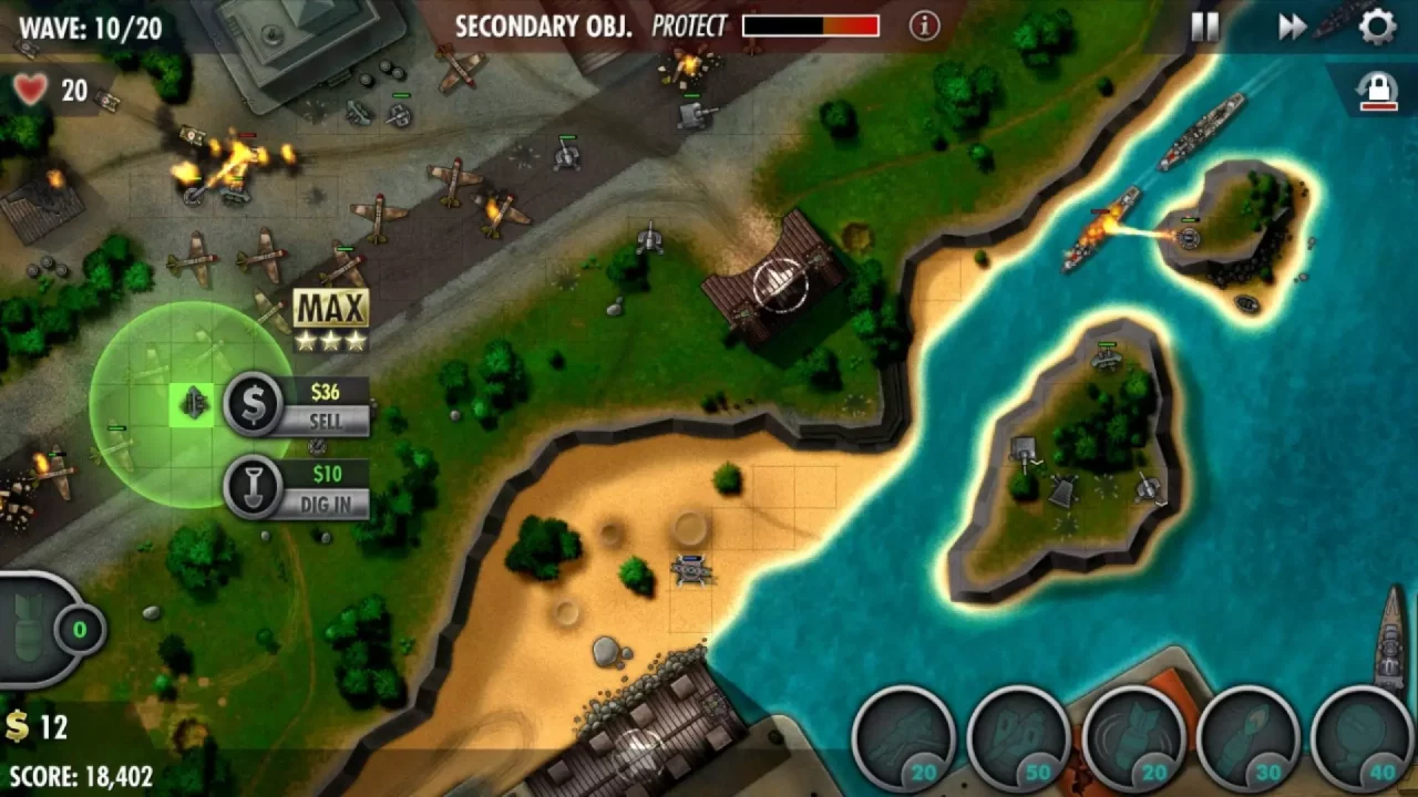 -iBomber Defense Pacific-游戏截图-好玩游戏库