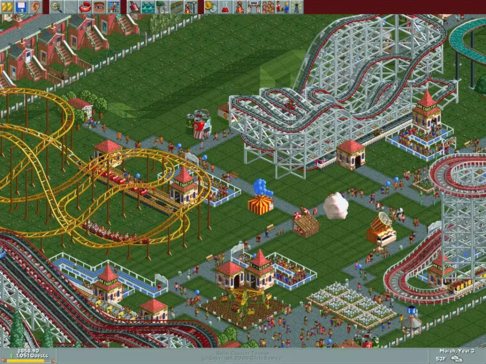 -RollerCoaster Tycoon: Deluxe-游戏截图-好玩游戏库