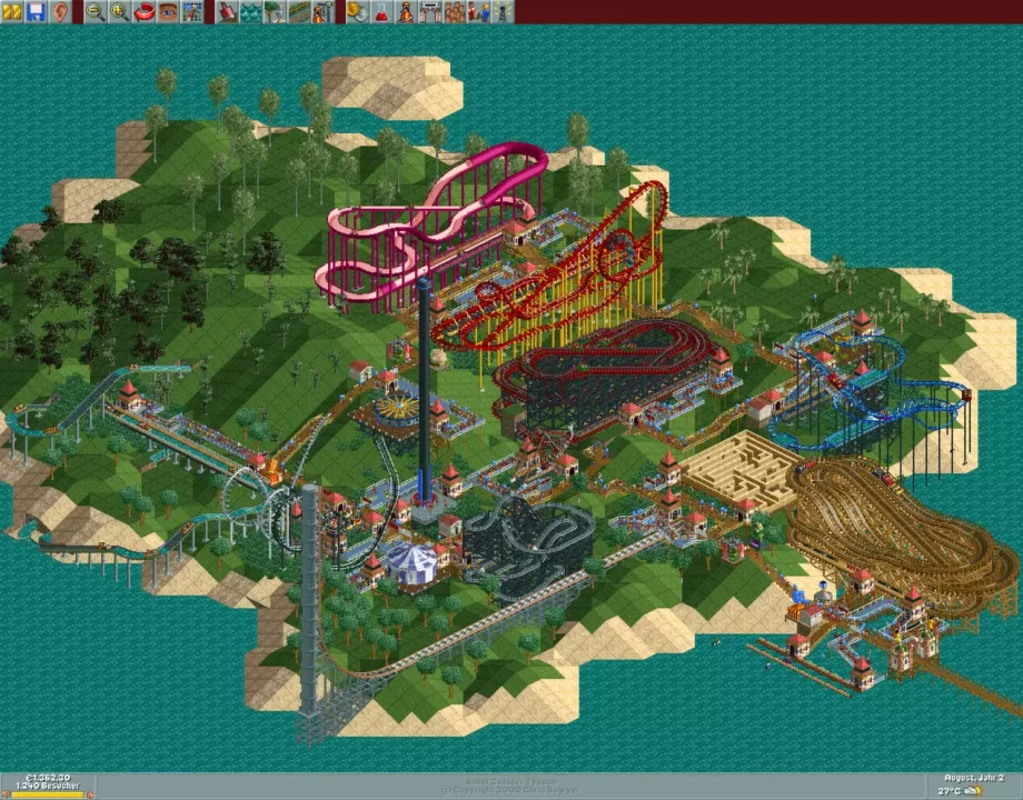 -RollerCoaster Tycoon: Deluxe-游戏截图-好玩游戏库