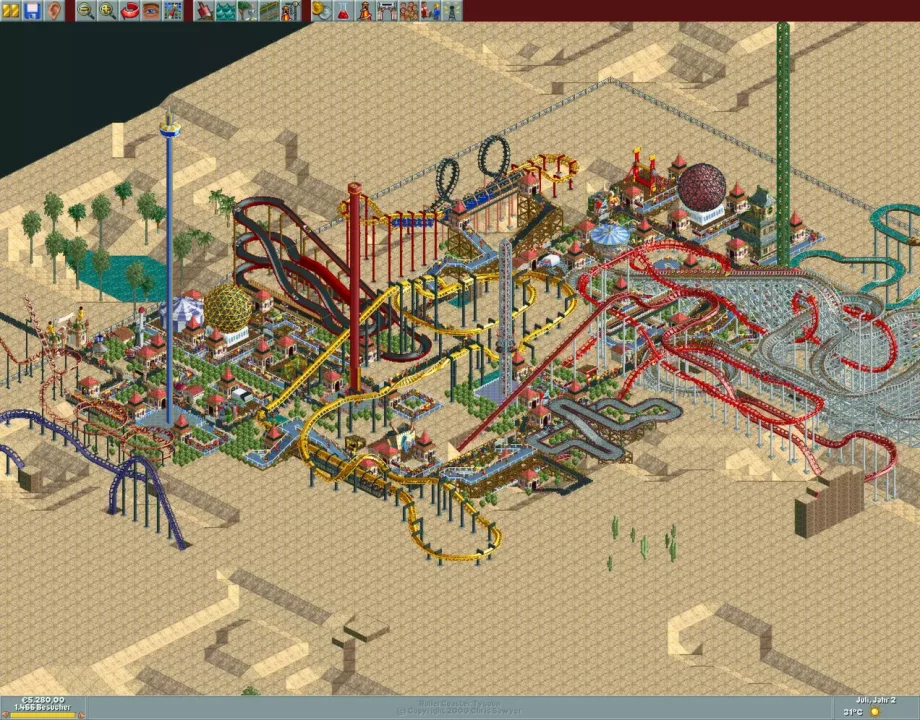 -RollerCoaster Tycoon: Deluxe-游戏截图-好玩游戏库