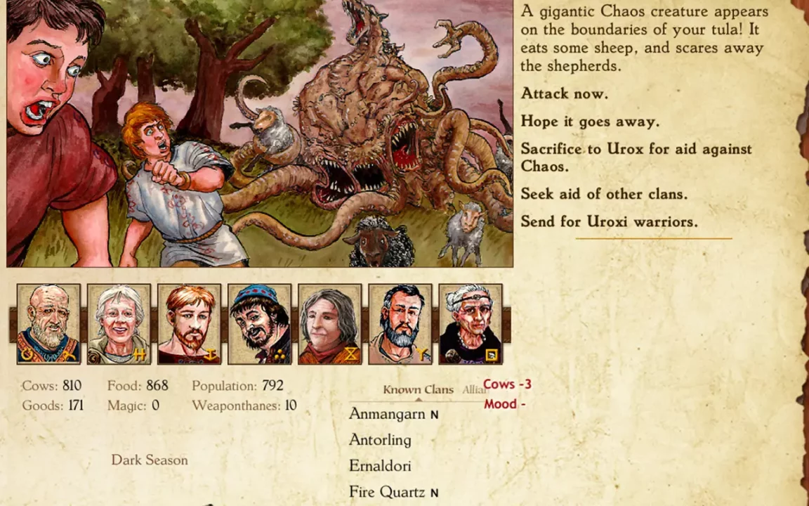 -King of Dragon Pass-游戏截图-好玩游戏库
