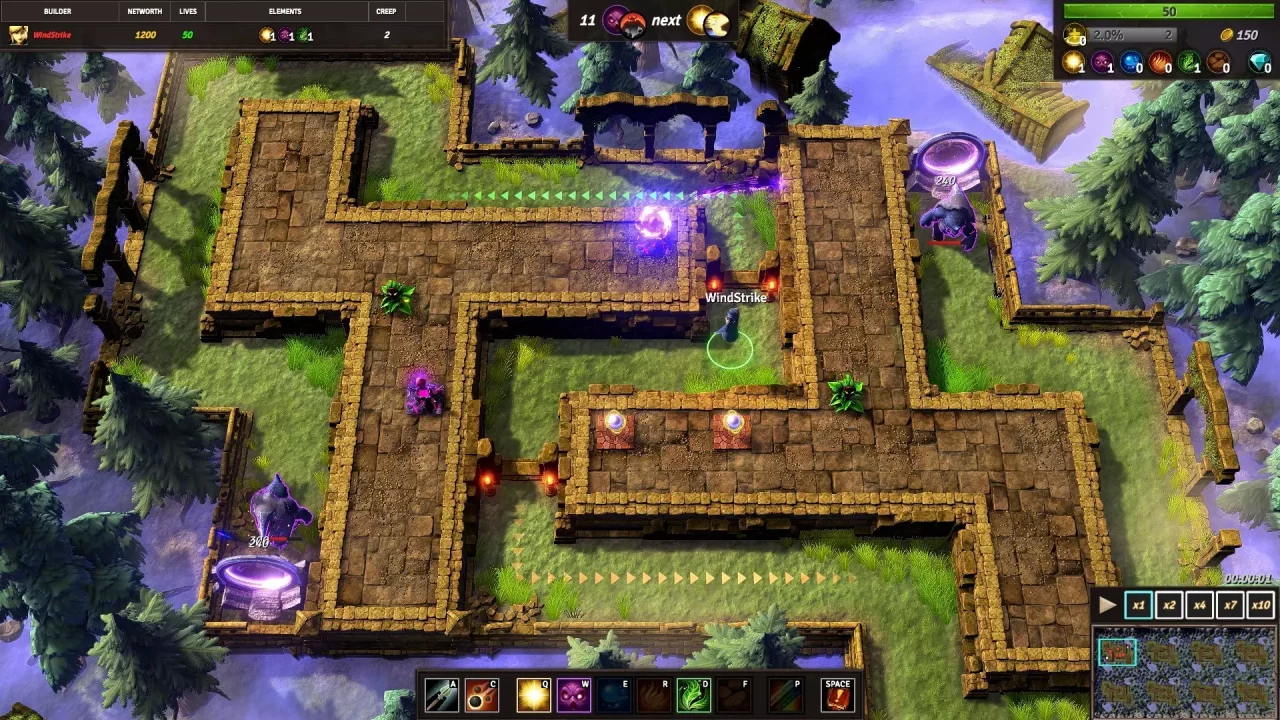 -Element TD 2 - Competitive Tower Defense-游戏截图-好玩游戏库