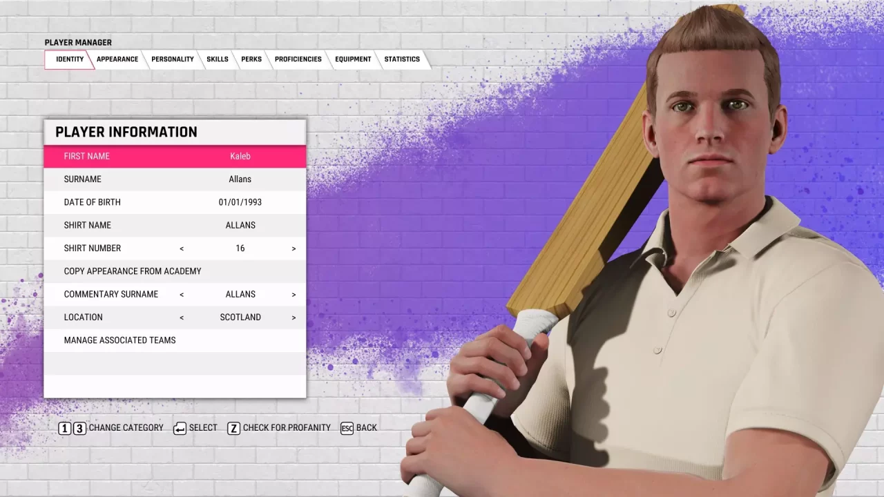Cricket 22 – Academy Creation Tools