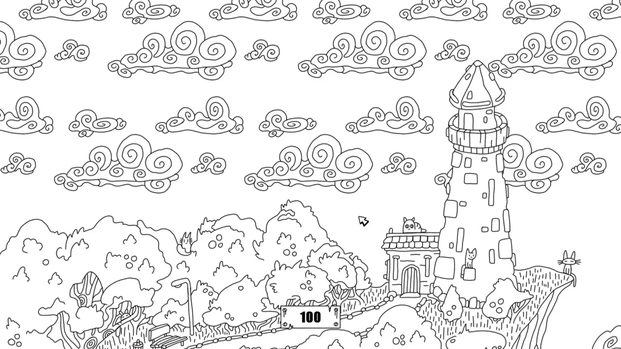 -100 hidden cats 2-游戏截图-好玩游戏库