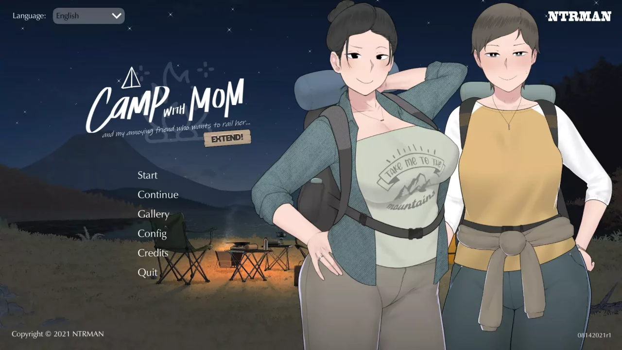 Camp with Mom and my Annoying Friend who wants to rail her