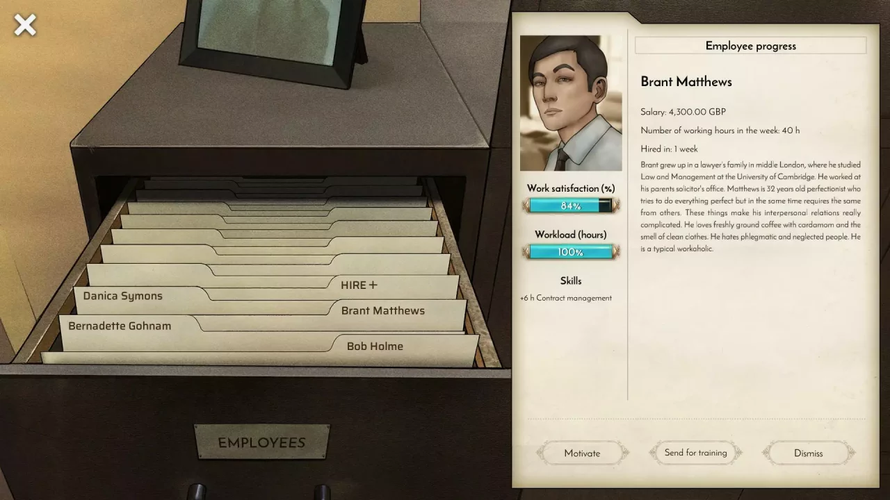 -Coffee Noir - Business Detective Game DEMO-游戏截图-好玩游戏库