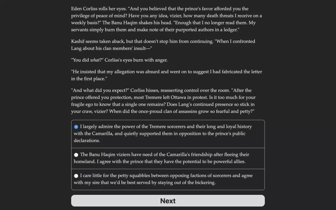 -Vampire: The Masquerade — Parliament of Knives-游戏截图-好玩游戏库