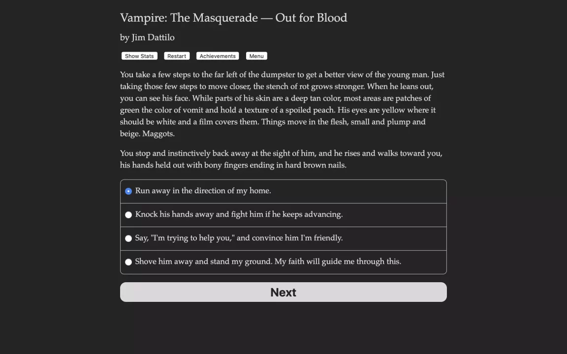 -Vampire: The Masquerade — Out for Blood-游戏截图-好玩游戏库