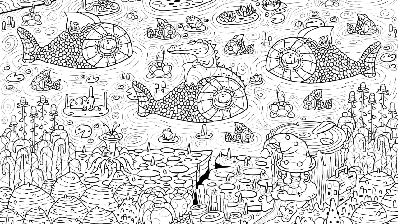 -100 hidden frogs-游戏截图-好玩游戏库