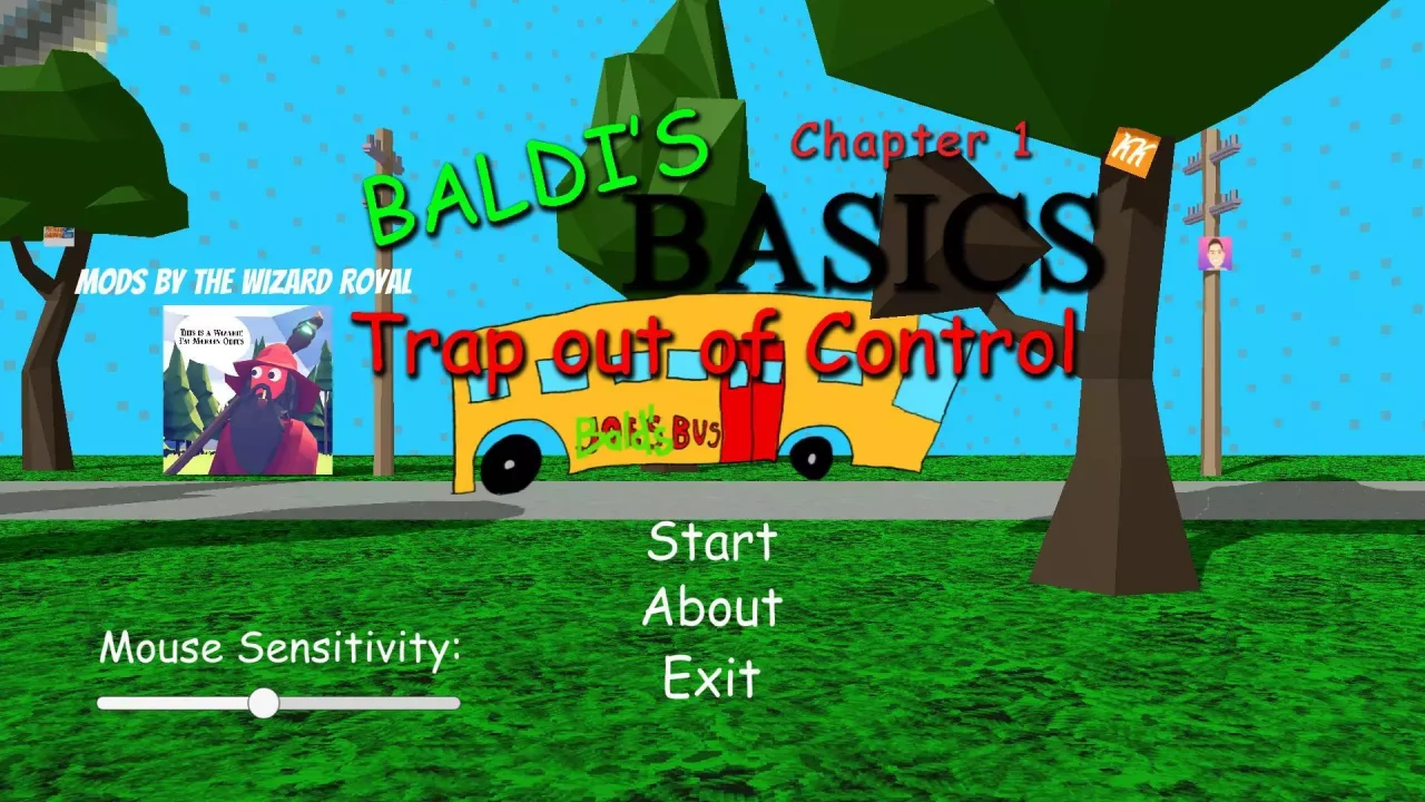 -Baldi's Basics Trap out of control Chapter 1 V1.3.3-游戏截图-好玩游戏库