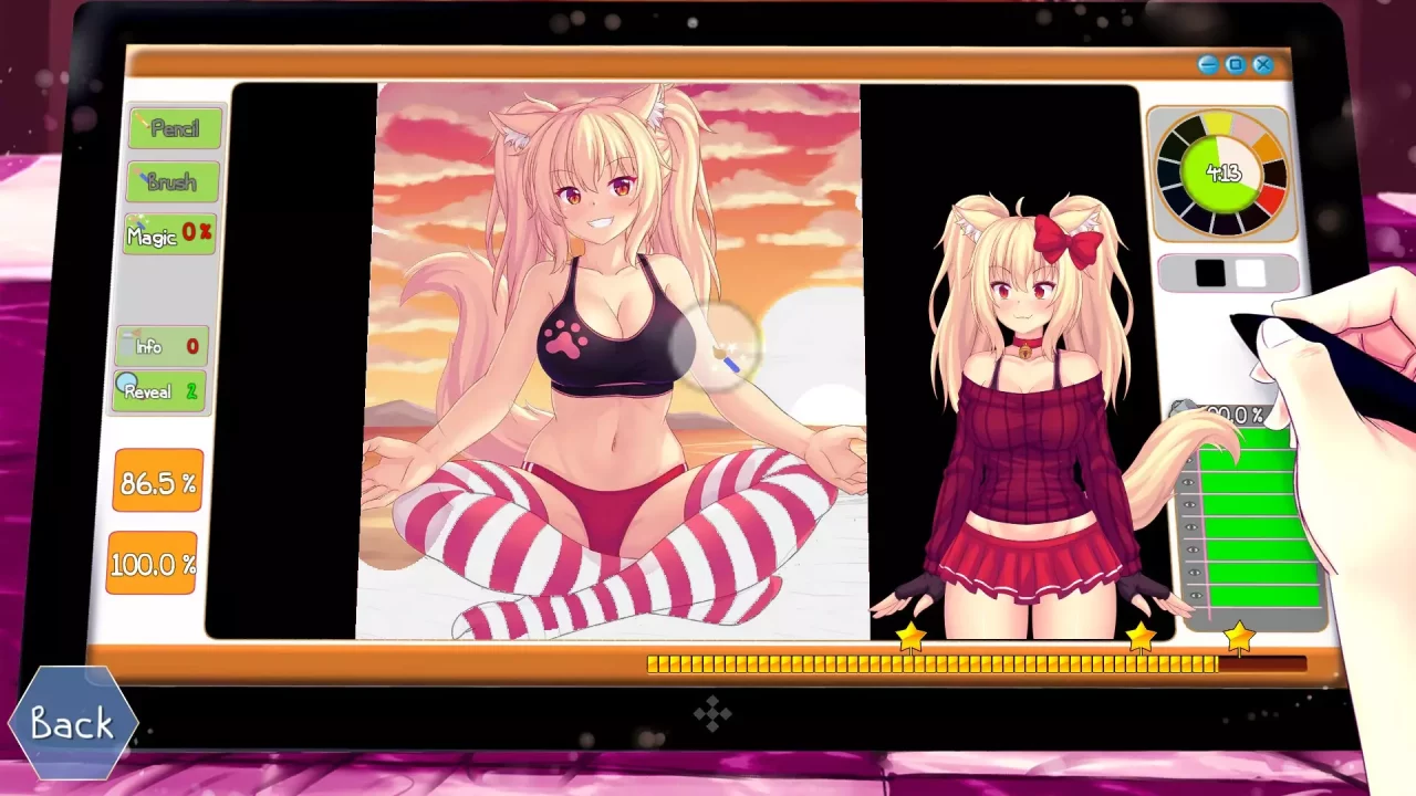 -Anime Artist: Tiffy’s Notty Secret-游戏截图-好玩游戏库