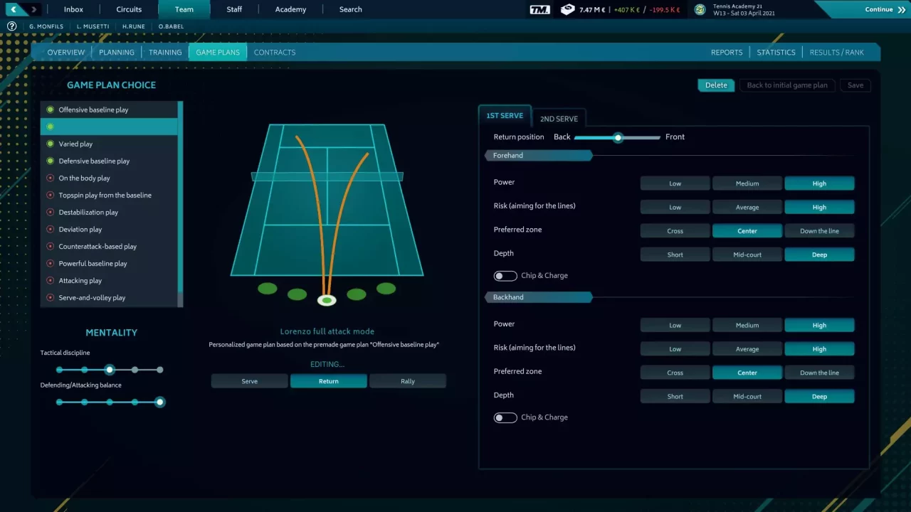 -Tennis Manager 2021-游戏截图-好玩游戏库