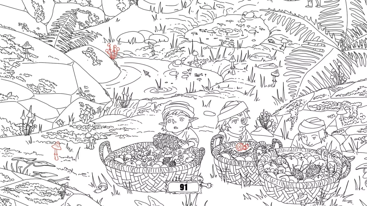 -100 hidden mushrooms-游戏截图-好玩游戏库