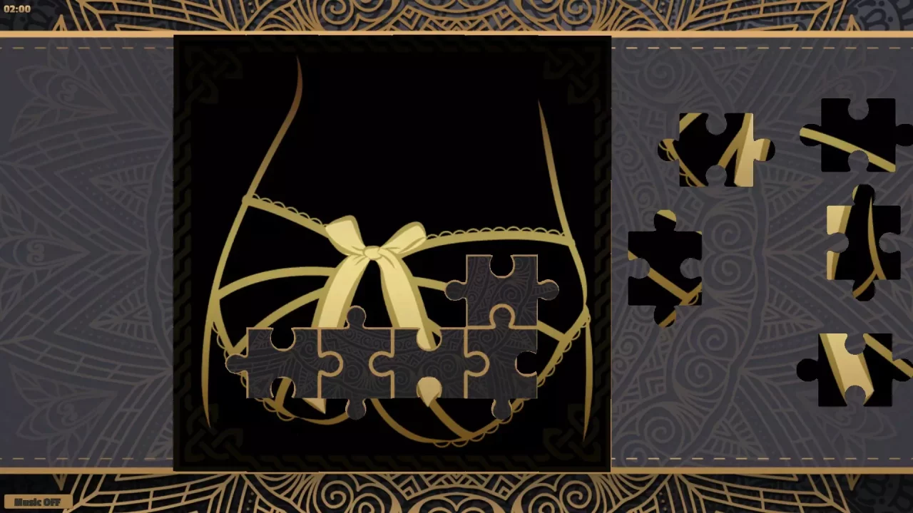 -LineArt Jigsaw Puzzle - Erotica 3-游戏截图-好玩游戏库