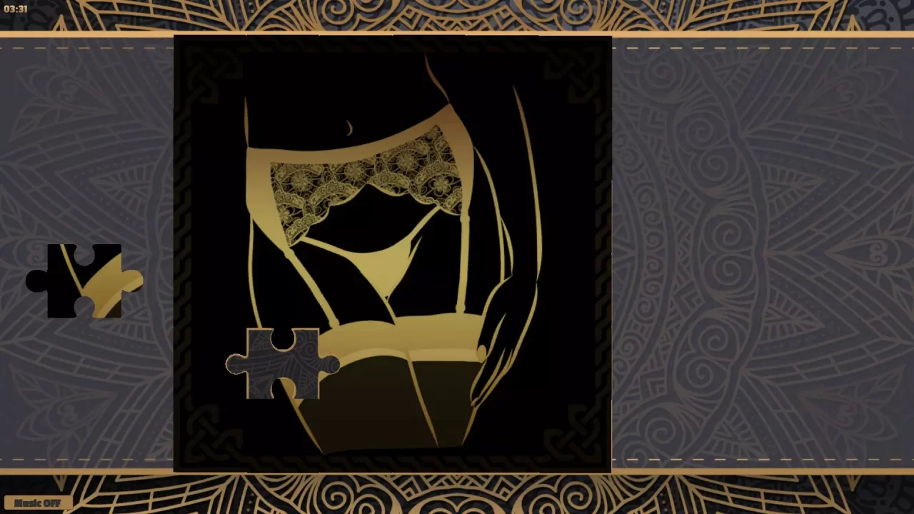 -LineArt Jigsaw Puzzle - Erotica 3-游戏截图-好玩游戏库
