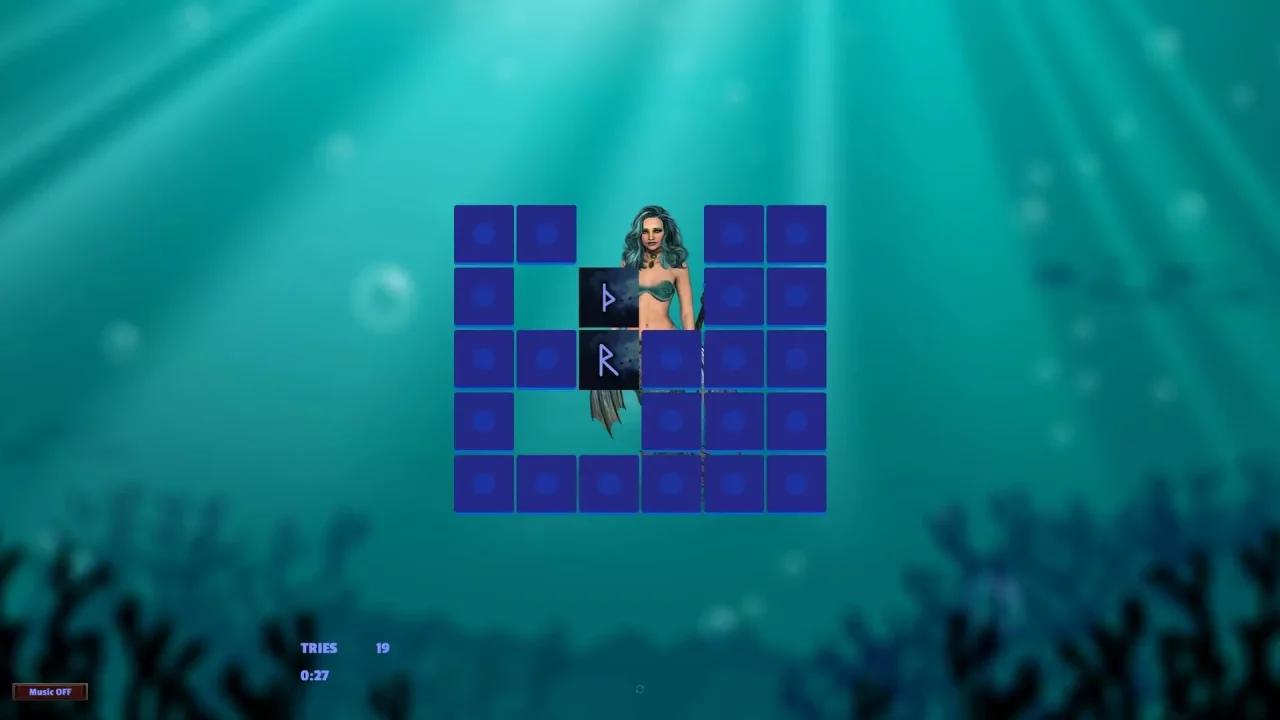 -Memory Puzzle - Mystery Mermaids-游戏截图-好玩游戏库