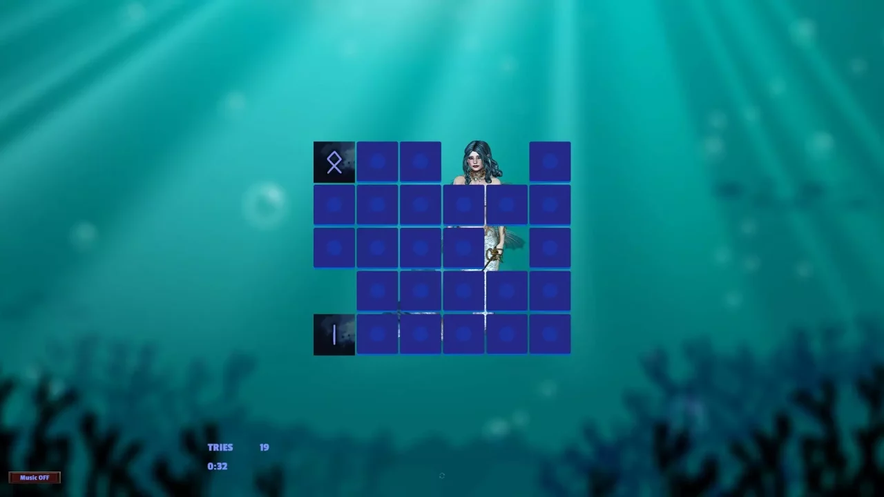 -Memory Puzzle - Mystery Mermaids-游戏截图-好玩游戏库