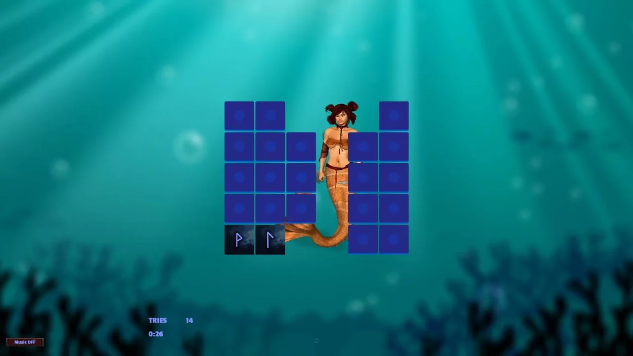 -Memory Puzzle - Mystery Mermaids-游戏截图-好玩游戏库