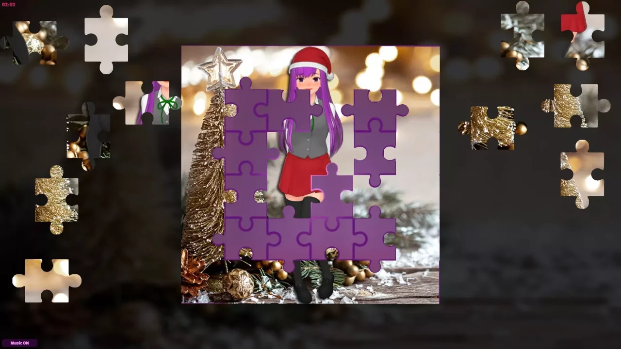 -Anime Jigsaw Girls - Christmas-游戏截图-好玩游戏库