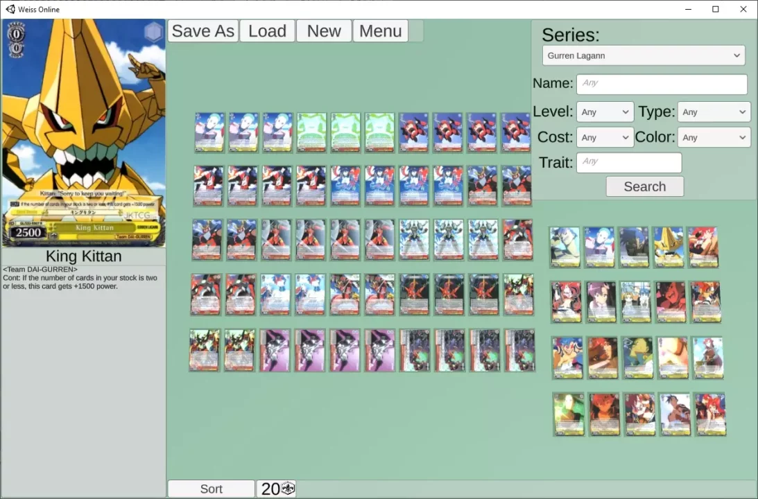 -Weiss Schwarz Card Game Simulator V0.1-游戏截图-好玩游戏库