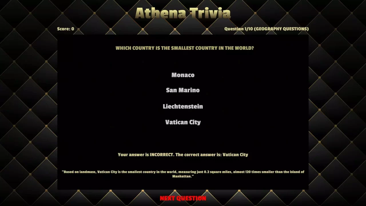 -Athena Trivia-游戏截图-好玩游戏库