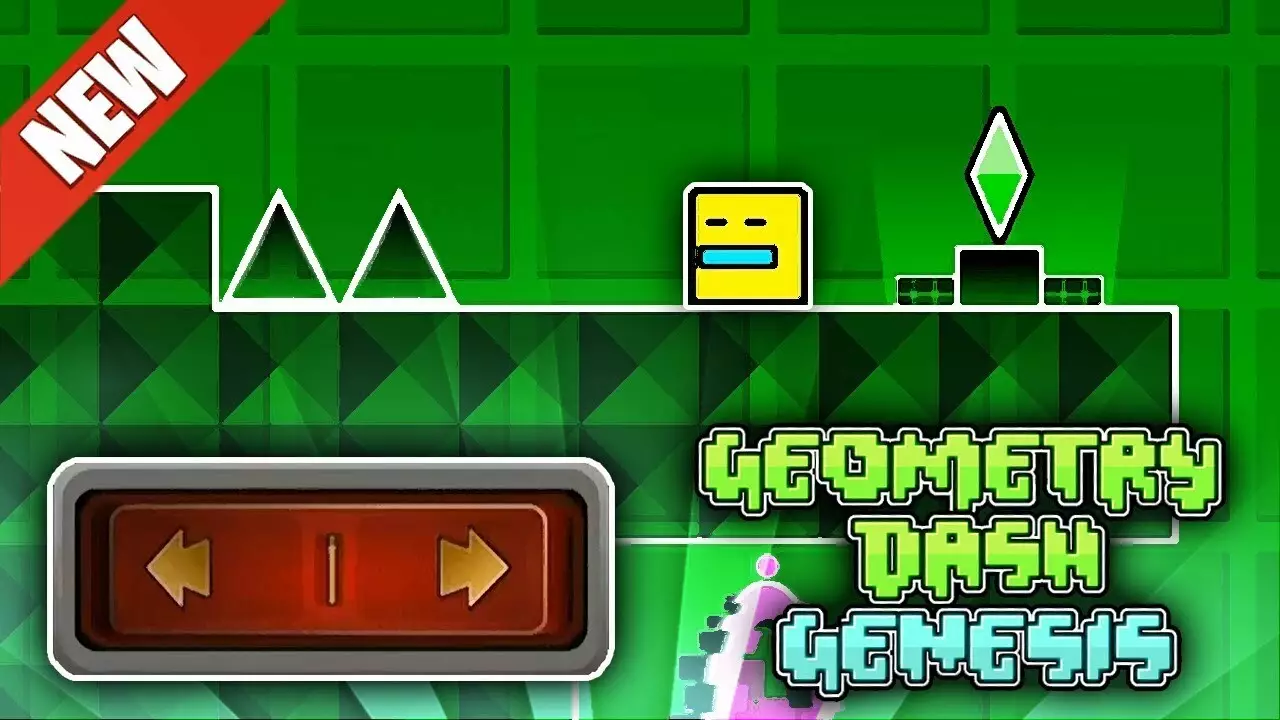 -Geometry Dash Genesis (NANI!!!!!!!! eeeeeeeeee)-游戏截图-好玩游戏库