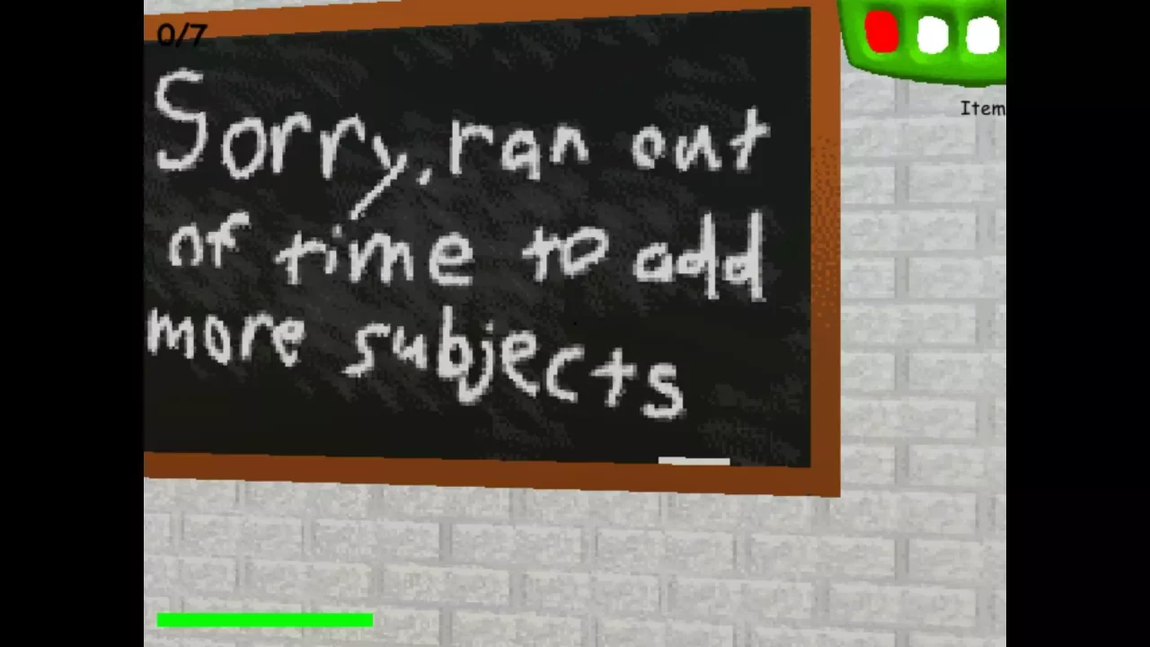 -Baldi's Basics V1.1-游戏截图-好玩游戏库