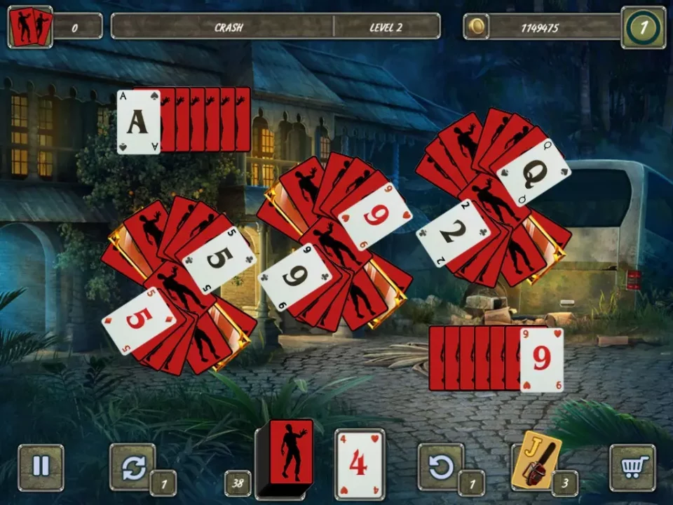 -Dangerous Solitaire. Zombie Fever-游戏截图-好玩游戏库