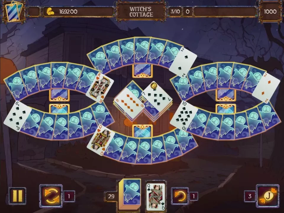 -Solitaire Game Halloween 2-游戏截图-好玩游戏库