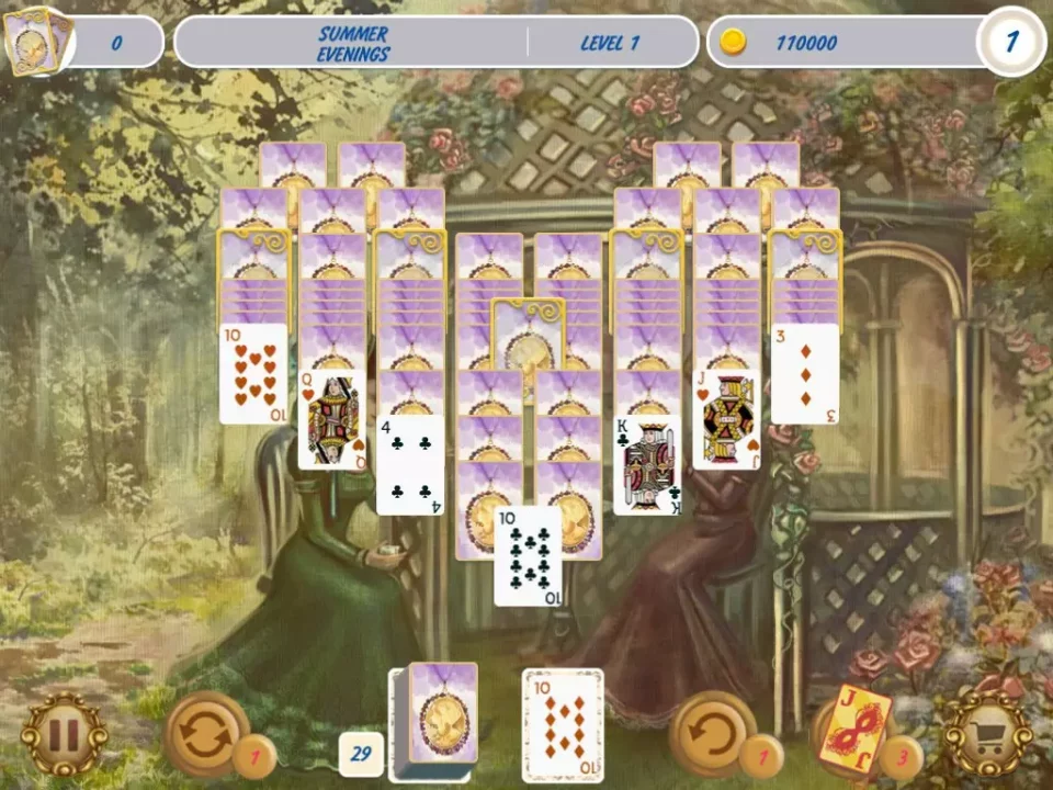 -Solitaire Victorian Picnic 2-游戏截图-好玩游戏库
