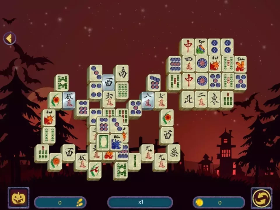 -Halloween Night Mahjong 2-游戏截图-好玩游戏库