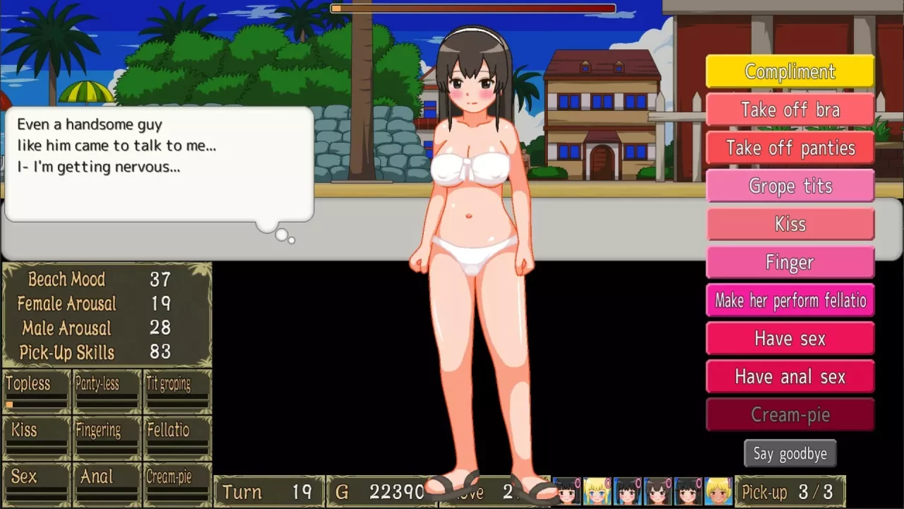 -Let's Turn Pick-Up Beach to a Nudist Fucking Beach!-游戏截图-好玩游戏库