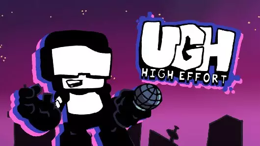 -UGH HIGH EFFORT Friday Night Funkin Mod-游戏截图-好玩游戏库