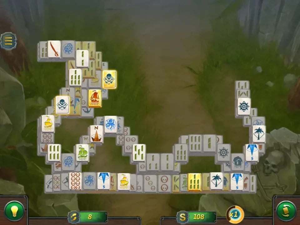 -Mahjong Gold 2. Pirates Island-游戏截图-好玩游戏库