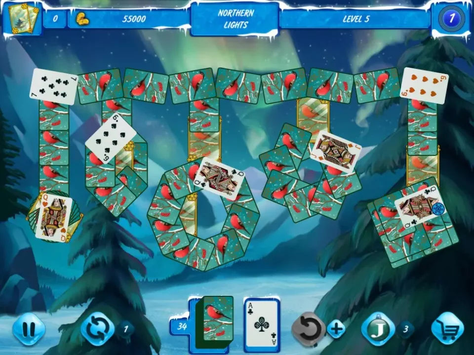 -Solitaire Jack Frost Winter Adventures 2-游戏截图-好玩游戏库
