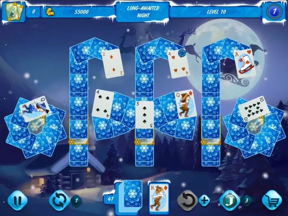 -Solitaire Jack Frost Winter Adventures 2-游戏截图-好玩游戏库