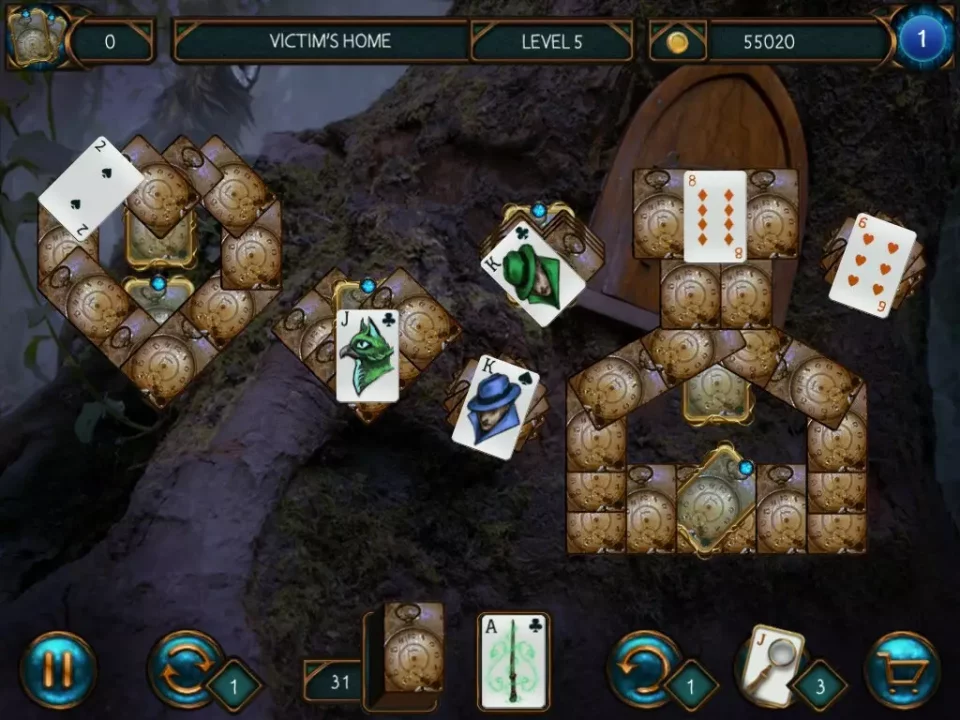 -Detective Solitaire: Inspector Magic And The Forbidden Magic-游戏截图-好玩游戏库