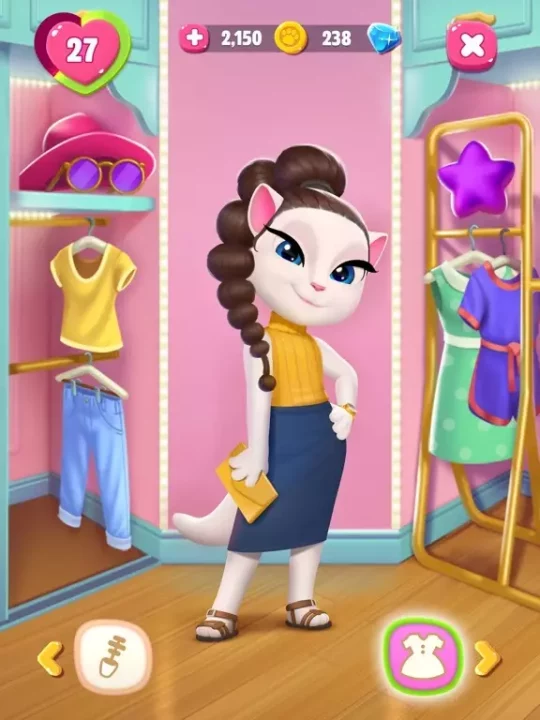 -My Talking Angela 2-游戏截图-好玩游戏库